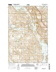 Fourmile Lake Minnesota Current topographic map, 1:24000 scale, 7.5 X 7.5 Minute, Year 2016