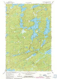 Fourtown Lake Minnesota Historical topographic map, 1:24000 scale, 7.5 X 7.5 Minute, Year 1963