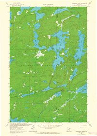 Fourtown Lake Minnesota Historical topographic map, 1:24000 scale, 7.5 X 7.5 Minute, Year 1963