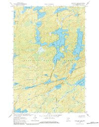 Fourtown Lake Minnesota Historical topographic map, 1:24000 scale, 7.5 X 7.5 Minute, Year 1963