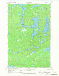 Fourtown Lake Minnesota Historical topographic map, 1:24000 scale, 7.5 X 7.5 Minute, Year 1963