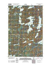 Fourtown Lake Minnesota Historical topographic map, 1:24000 scale, 7.5 X 7.5 Minute, Year 2011