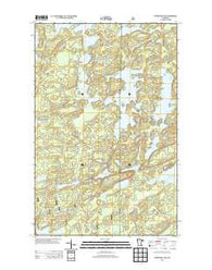 Fourtown Lake Minnesota Historical topographic map, 1:24000 scale, 7.5 X 7.5 Minute, Year 2013