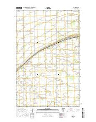 Fox Minnesota Current topographic map, 1:24000 scale, 7.5 X 7.5 Minute, Year 2016
