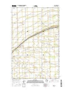 Fox Minnesota Current topographic map, 1:24000 scale, 7.5 X 7.5 Minute, Year 2016