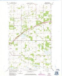 Fox Minnesota Historical topographic map, 1:24000 scale, 7.5 X 7.5 Minute, Year 1966