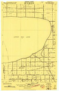 Fox Minnesota Historical topographic map, 1:62500 scale, 15 X 15 Minute, Year 1919