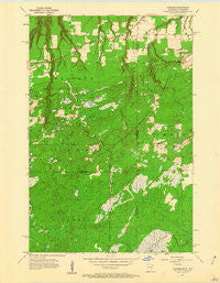 Foxboro Wisconsin Historical topographic map, 1:24000 scale, 7.5 X 7.5 Minute, Year 1954