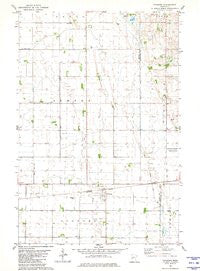 Foxhome Minnesota Historical topographic map, 1:24000 scale, 7.5 X 7.5 Minute, Year 1981