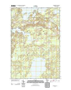 Fredenberg Minnesota Historical topographic map, 1:24000 scale, 7.5 X 7.5 Minute, Year 2013