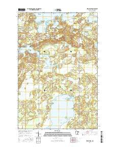 Fredenberg Minnesota Current topographic map, 1:24000 scale, 7.5 X 7.5 Minute, Year 2016