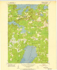 Fredenberg Minnesota Historical topographic map, 1:24000 scale, 7.5 X 7.5 Minute, Year 1953