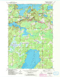 Fredenberg Minnesota Historical topographic map, 1:24000 scale, 7.5 X 7.5 Minute, Year 1953