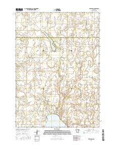 Freeborn Minnesota Current topographic map, 1:24000 scale, 7.5 X 7.5 Minute, Year 2016