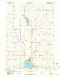 Freeborn Minnesota Historical topographic map, 1:24000 scale, 7.5 X 7.5 Minute, Year 1967