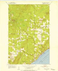 French River Minnesota Historical topographic map, 1:24000 scale, 7.5 X 7.5 Minute, Year 1953