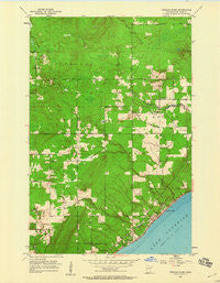 French River Minnesota Historical topographic map, 1:24000 scale, 7.5 X 7.5 Minute, Year 1953