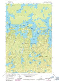 Friday Bay Minnesota Historical topographic map, 1:24000 scale, 7.5 X 7.5 Minute, Year 1963