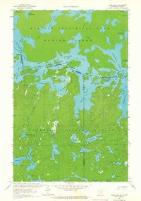 Friday Bay Minnesota Historical topographic map, 1:24000 scale, 7.5 X 7.5 Minute, Year 1963