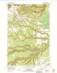 Frogner Minnesota Historical topographic map, 1:24000 scale, 7.5 X 7.5 Minute, Year 1954