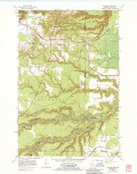 Frogner Minnesota Historical topographic map, 1:24000 scale, 7.5 X 7.5 Minute, Year 1954
