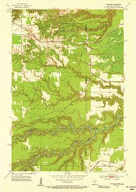 Frogner Minnesota Historical topographic map, 1:24000 scale, 7.5 X 7.5 Minute, Year 1954