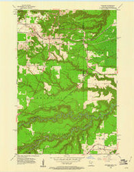 Frogner Minnesota Historical topographic map, 1:24000 scale, 7.5 X 7.5 Minute, Year 1954