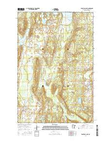 Frontenac Lake Minnesota Current topographic map, 1:24000 scale, 7.5 X 7.5 Minute, Year 2016