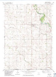 Frost Minnesota Historical topographic map, 1:24000 scale, 7.5 X 7.5 Minute, Year 1982