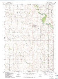 Frost Minnesota Historical topographic map, 1:24000 scale, 7.5 X 7.5 Minute, Year 1982