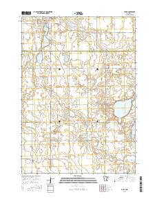 Fulda Minnesota Current topographic map, 1:24000 scale, 7.5 X 7.5 Minute, Year 2016