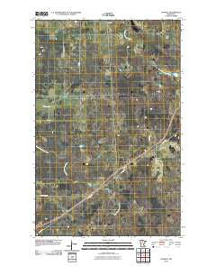 Funkley Minnesota Historical topographic map, 1:24000 scale, 7.5 X 7.5 Minute, Year 2010