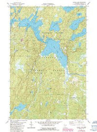 Gabbro Lake Minnesota Historical topographic map, 1:24000 scale, 7.5 X 7.5 Minute, Year 1981