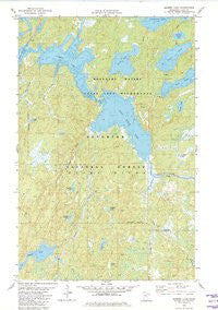 Gabbro Lake Minnesota Historical topographic map, 1:24000 scale, 7.5 X 7.5 Minute, Year 1981