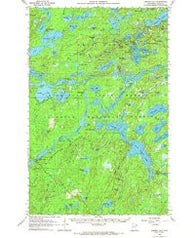 Gabbro Lake Minnesota Historical topographic map, 1:62500 scale, 15 X 15 Minute, Year 1957