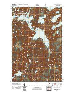 Gabbro Lake Minnesota Historical topographic map, 1:24000 scale, 7.5 X 7.5 Minute, Year 2011