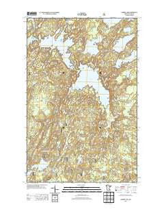 Gabbro Lake Minnesota Historical topographic map, 1:24000 scale, 7.5 X 7.5 Minute, Year 2013