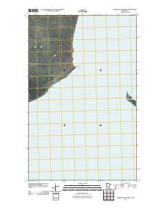 Garden Island West Minnesota Historical topographic map, 1:24000 scale, 7.5 X 7.5 Minute, Year 2010