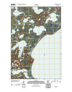 Garrison Minnesota Historical topographic map, 1:24000 scale, 7.5 X 7.5 Minute, Year 2010
