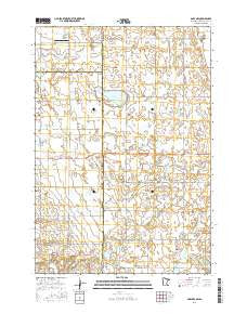 Gary NW Minnesota Current topographic map, 1:24000 scale, 7.5 X 7.5 Minute, Year 2016