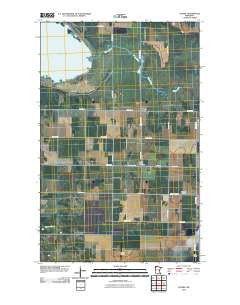 Gatzke Minnesota Historical topographic map, 1:24000 scale, 7.5 X 7.5 Minute, Year 2010