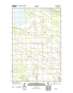 Gatzke Minnesota Historical topographic map, 1:24000 scale, 7.5 X 7.5 Minute, Year 2013
