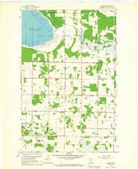 Gatzke Minnesota Historical topographic map, 1:24000 scale, 7.5 X 7.5 Minute, Year 1962