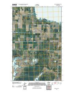 Gatzke NW Minnesota Historical topographic map, 1:24000 scale, 7.5 X 7.5 Minute, Year 2010