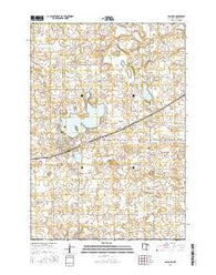 Gaylord Minnesota Current topographic map, 1:24000 scale, 7.5 X 7.5 Minute, Year 2016