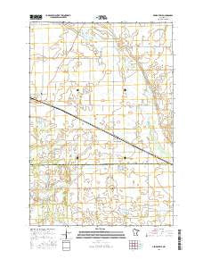 Georgeville Minnesota Current topographic map, 1:24000 scale, 7.5 X 7.5 Minute, Year 2016