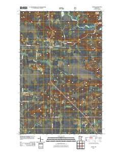 Gheen Minnesota Historical topographic map, 1:24000 scale, 7.5 X 7.5 Minute, Year 2011