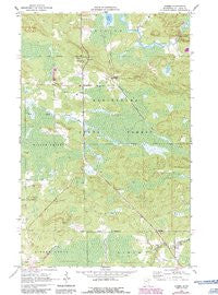 Gheen Minnesota Historical topographic map, 1:24000 scale, 7.5 X 7.5 Minute, Year 1964
