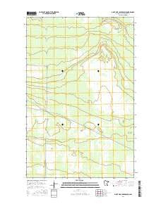 Giant Pine Campground Minnesota Current topographic map, 1:24000 scale, 7.5 X 7.5 Minute, Year 2016