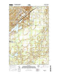 Gilbert Minnesota Current topographic map, 1:24000 scale, 7.5 X 7.5 Minute, Year 2016